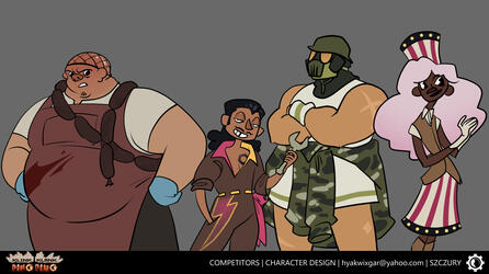 KLINK KLANK PING DING - character design
