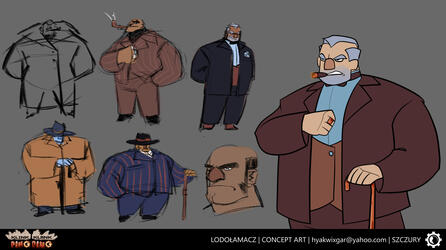 KLINK KLANK PING DING - character design