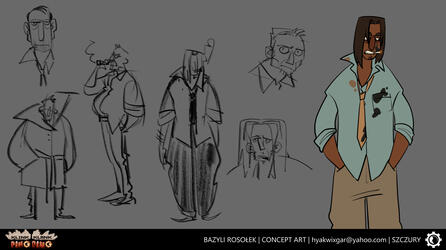 KLINK KLANK PING DING - character design